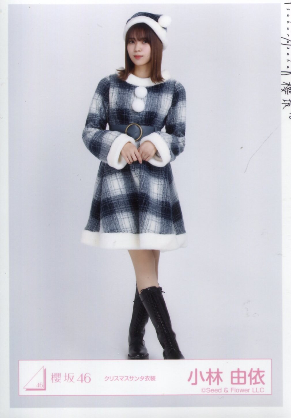 櫻坂46 小林由依 2023年 クリスマスサンタ衣装 生写真 セミコン - アイドル