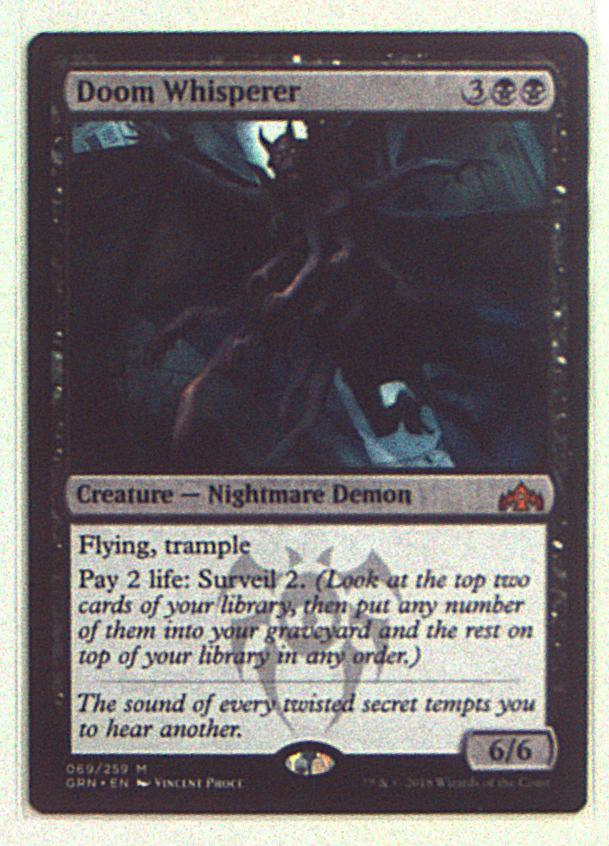 Mtg ラブニカのギルド Grn 英 破滅を囁くもの Doom Whisperer 黒r まんだらけ Mandarake