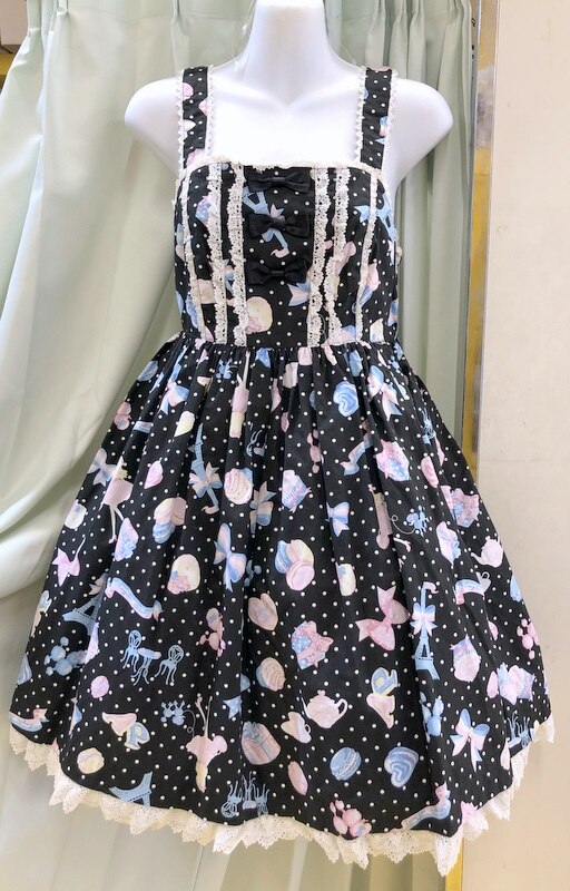 8,700円アンジェリックプリティ 夢見るマカロン リボンカチューシャ スカート セット