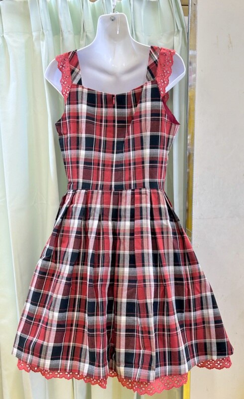 MILK(ミルク) フルール・ド・ナナ DRESS レッドチェック JSK