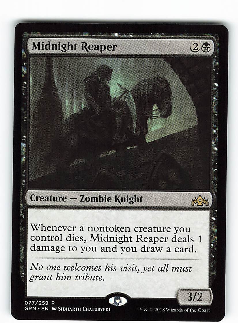 Mtg ラブニカのギルド Grn 英 真夜中の死神 Midnight Reaper 黒r まんだらけ Mandarake