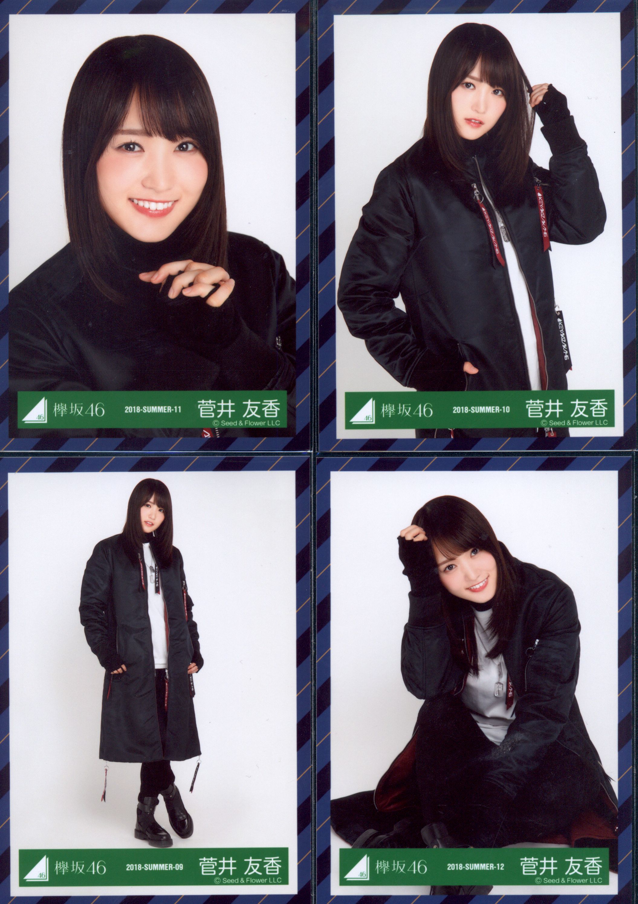 欅坂46 菅井友香 ガラスを割れ 生写真 コンプ