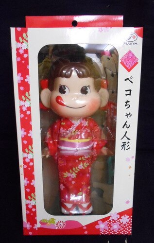 Fujiya Peko-chan Doll 2013 spring outing kimono edition