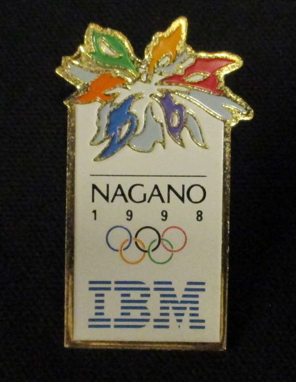 長野オリンピック ピンバッチ IBM - ノベルティグッズ