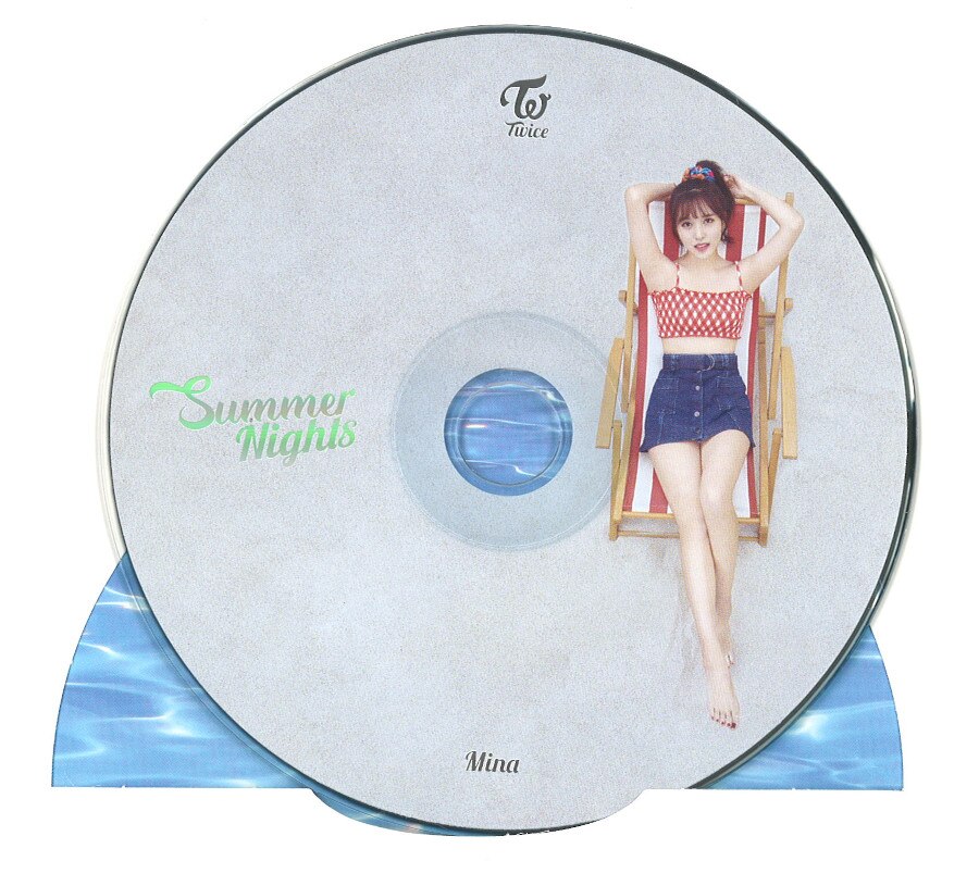 CD TWICE Summer Nights A ver. *海 韓国盤 *ディスク盤面キズ/ケース