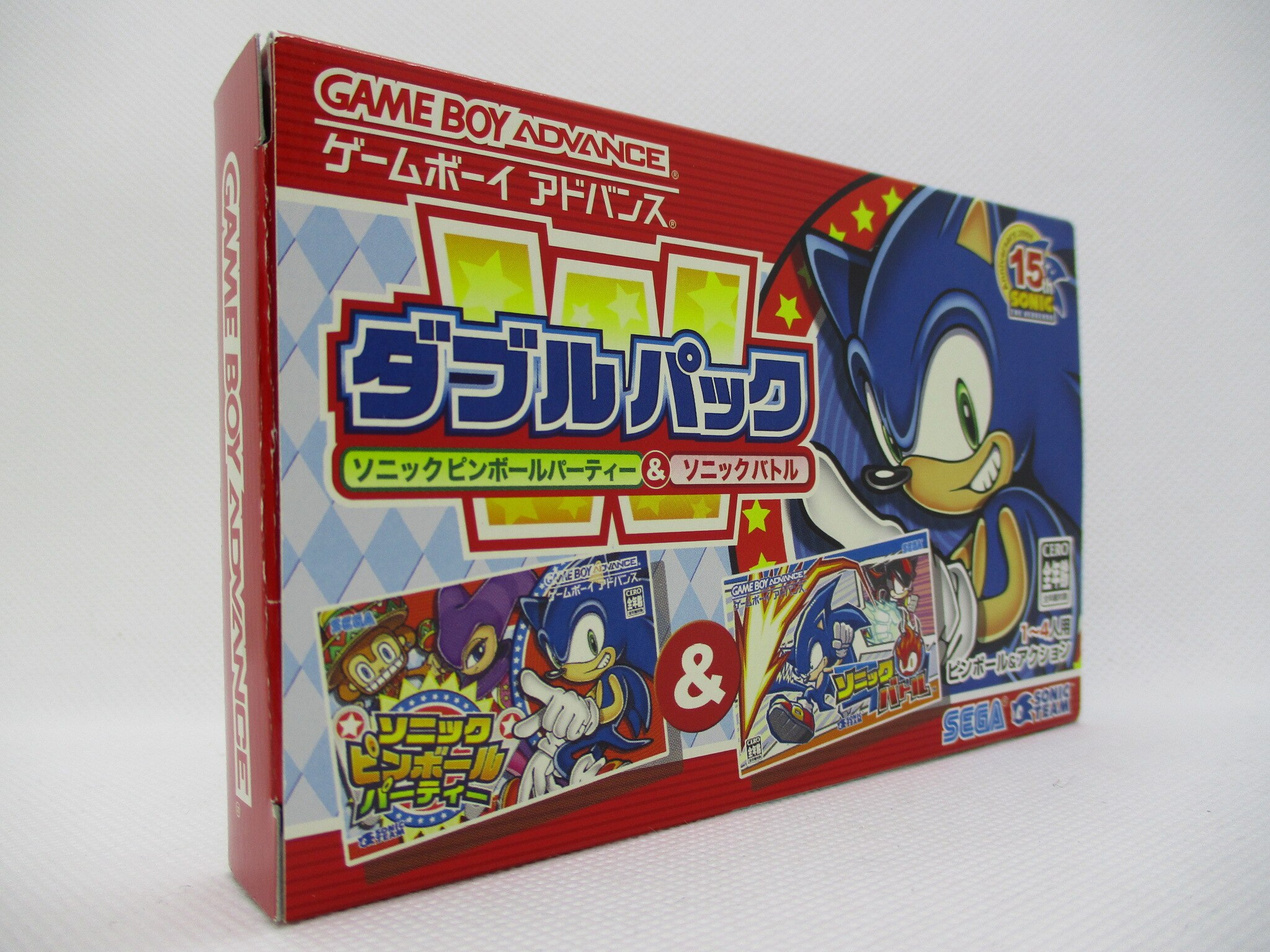 Gba ダブルパック ソニックピンボールパーティー ソニックバトル まんだらけ Mandarake