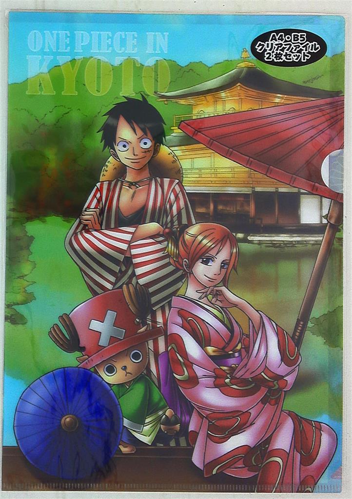 Ensky Kyoto Limited Clear File Set One Piece Kyoto A Clear File Mandarake 在线商店