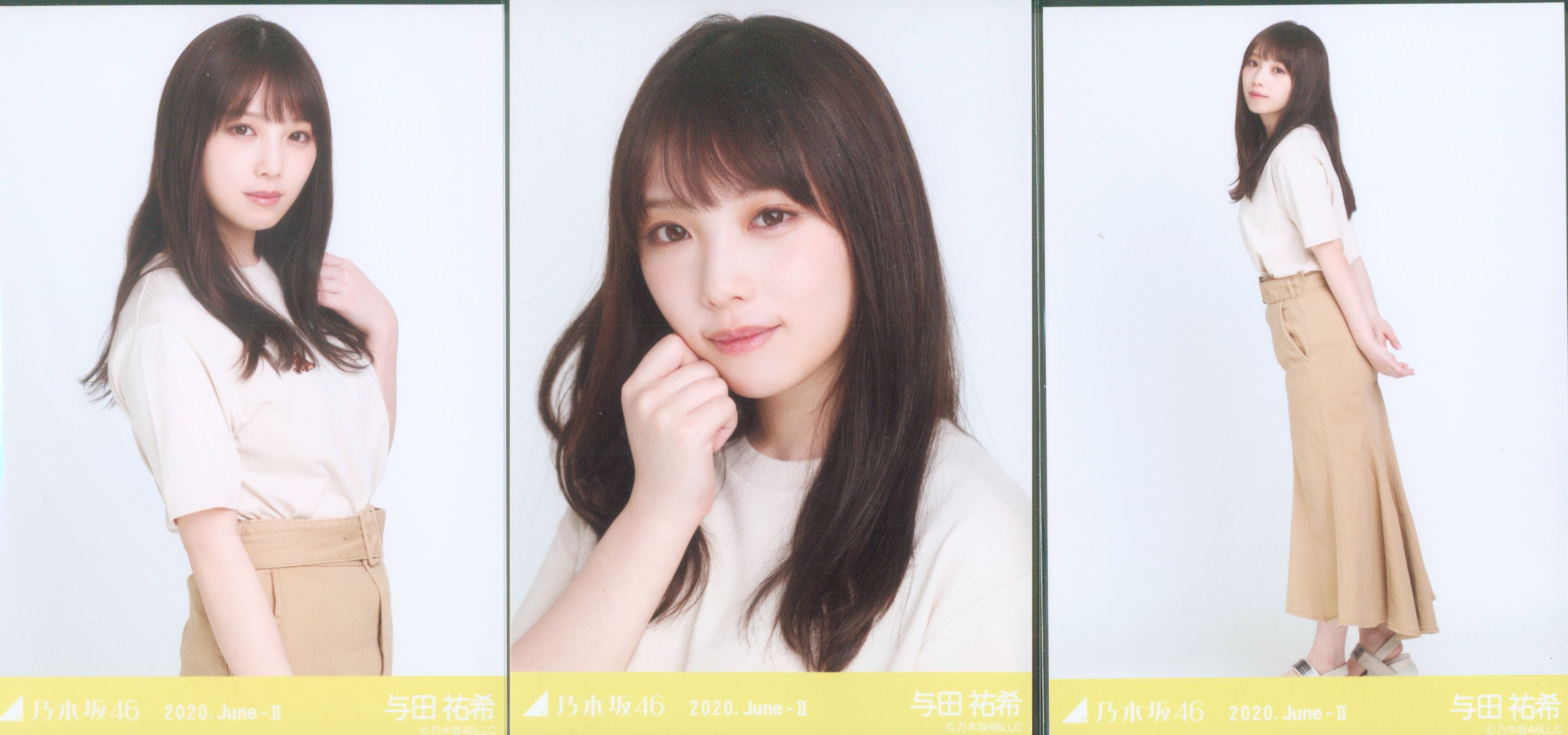 乃木坂46 与田祐希 20 2019 June 3種コンプ 生写真 - アイドル