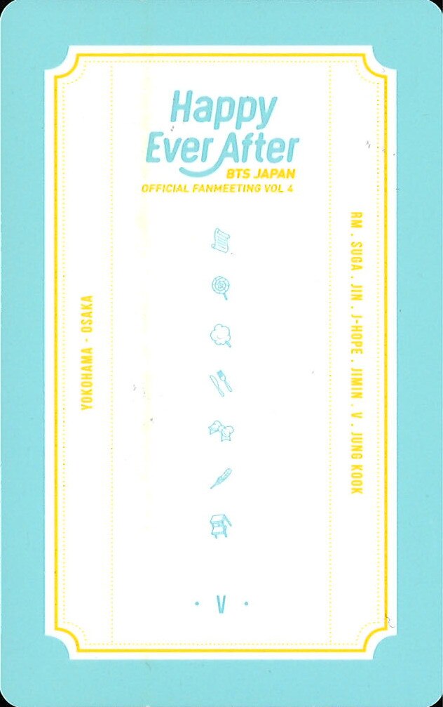 BTS DVD Happy Ever After JAPAN FANMEETING Vol.4 V トレーディング