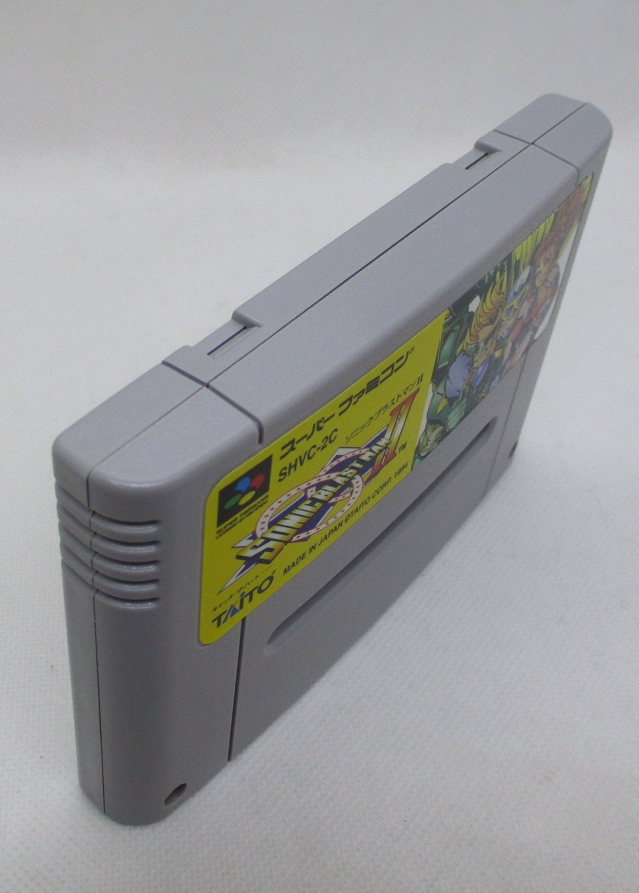 SFC スーパーファミコンソフト ソニックブラストマンⅡ ハガキ付き 美 