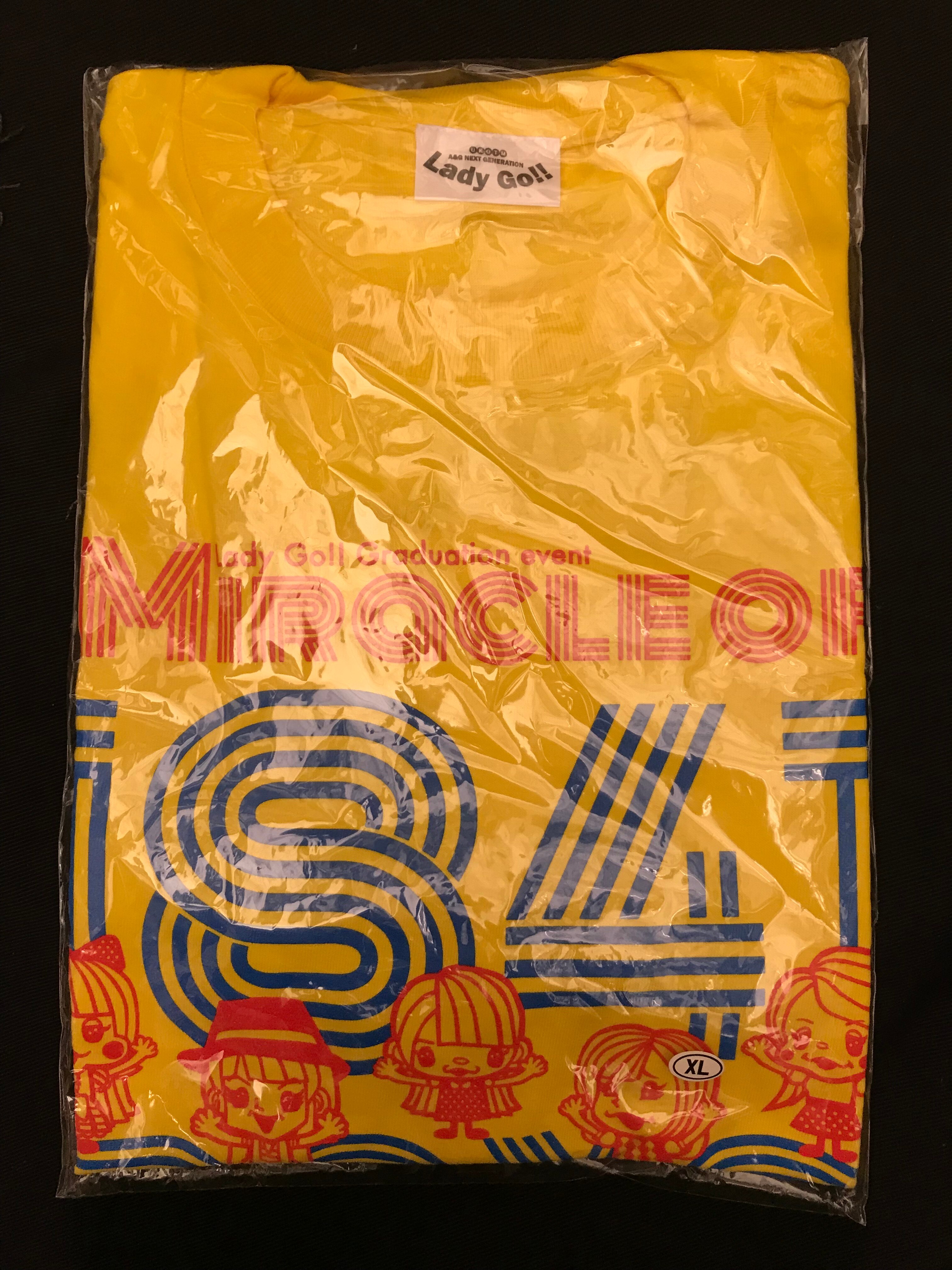 Lady Go 卒業イベント 1841日の奇跡 Lady Go Tシャツ イエロー Xl まんだらけ Mandarake