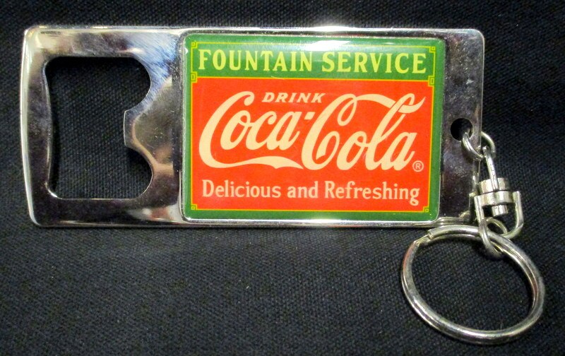 コカコーラ 栓抜き FOUNTAIN SERVICE/Delicious and Refreshing/キーホルダー