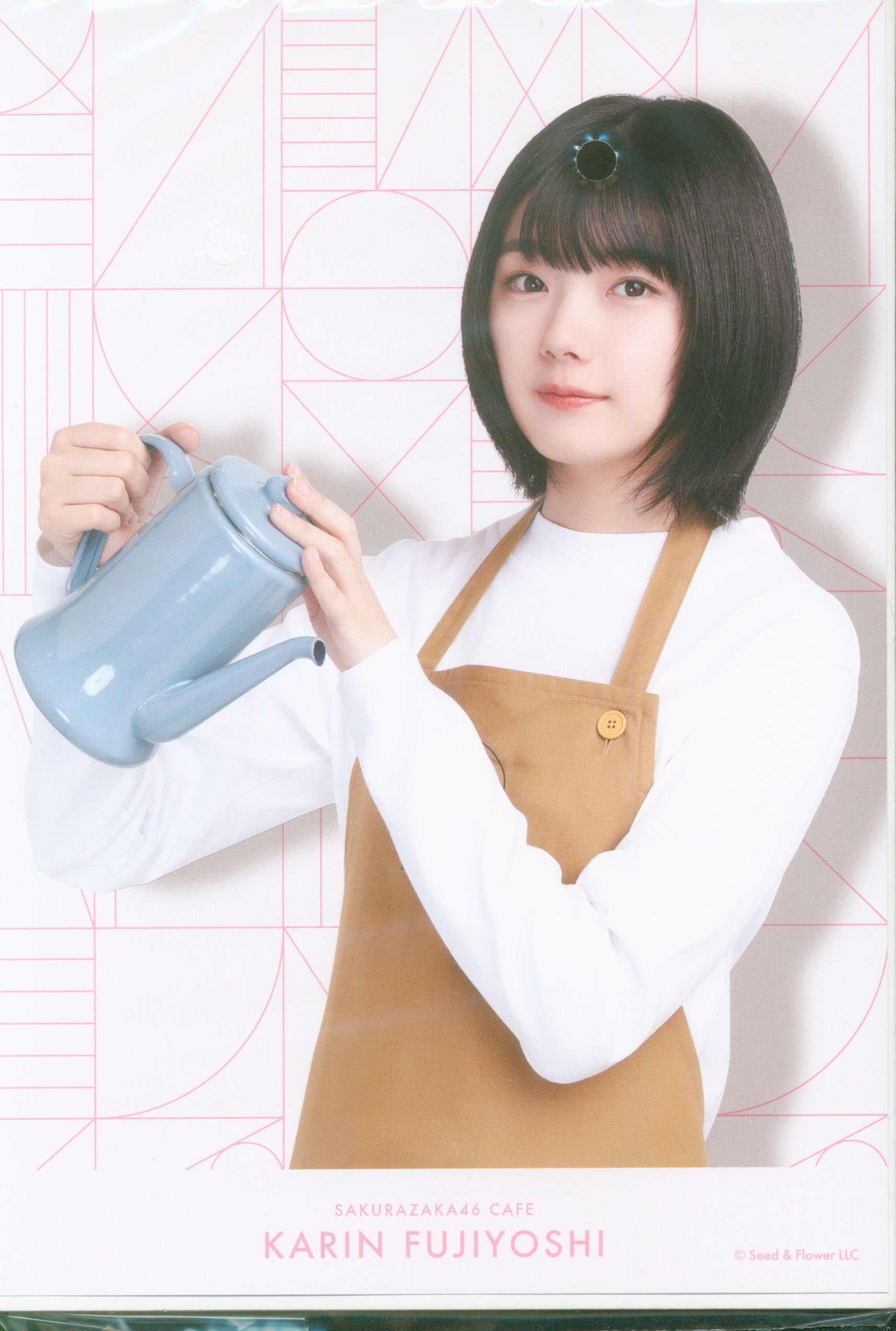櫻坂46 藤吉夏鈴 直筆サインポスター LINE MUSIC LINEMUSIC 櫻坂46 藤吉夏鈴 直筆サイン入りポスター LINE MUSIC 桜月
