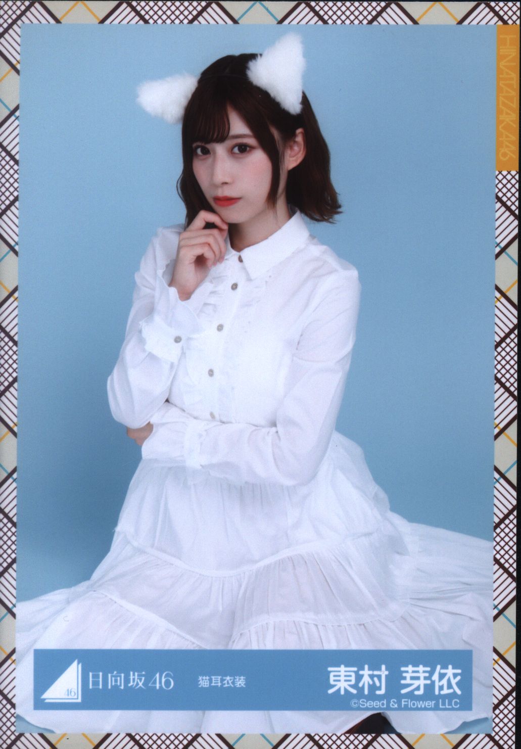 Hinatazaka 46 Mei Higashimura Cat Ears Costume Sitting Mandarake Online Shop
