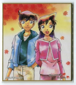 色紙ART 工藤新一&毛利蘭 8