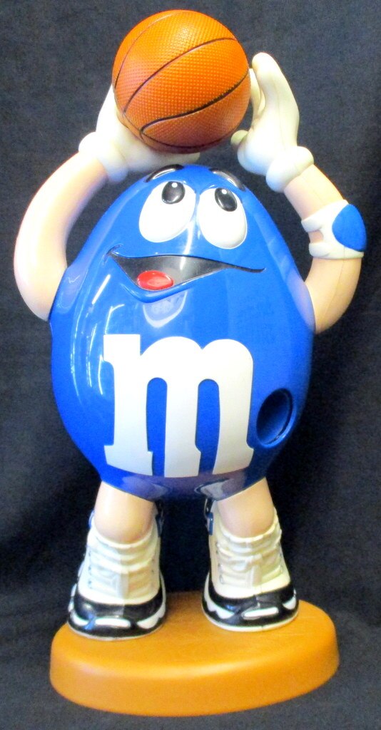 m&m's ブルー バスケ チョコレートディスペンサー H340mm W160mm