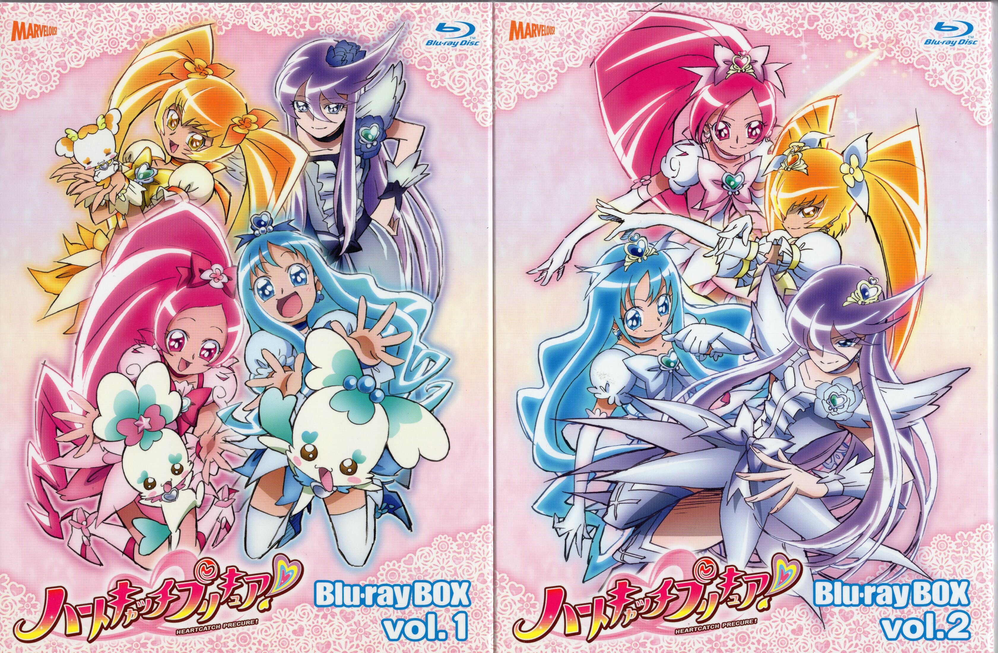 アニメBlu-ray 色紙付）ハートキャッチプリキュア! Blu-ray BOX 全2巻