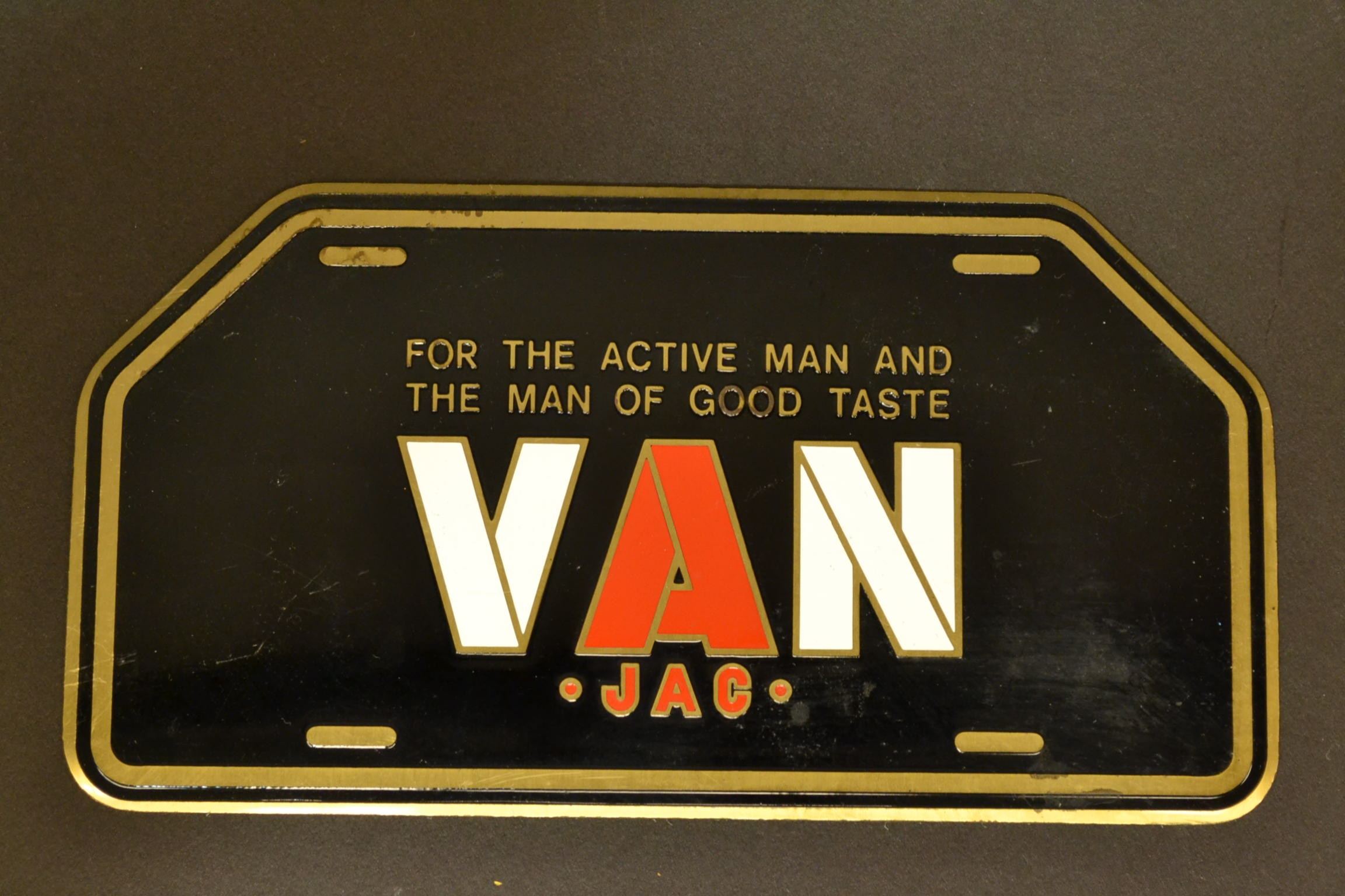 VAN JAC プレート型 メタルステッカー 金文字 | まんだらけ Mandarake
