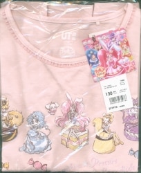 ユニクロ グラフィックTシャツ(半袖) キラキラ☆プリキュアアラモード ピンク 130サイズ