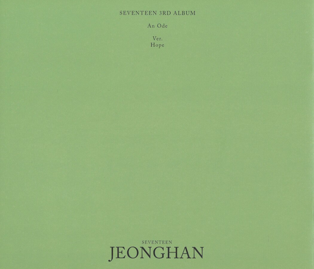 Seventeen An Ode Hope Ver Jeonghan Mandarake