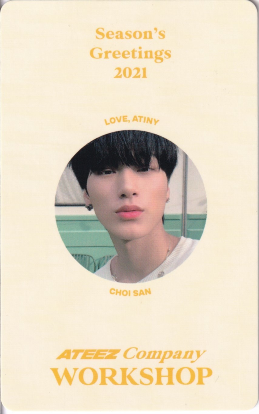 ATEEZ 2021 Season's Greeting SAN Trading Card | ありある 