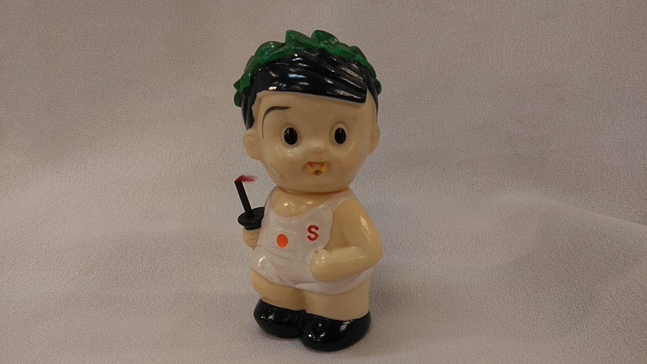 shinkin bank money box shin-chan torch runner h100mm | mandarake
