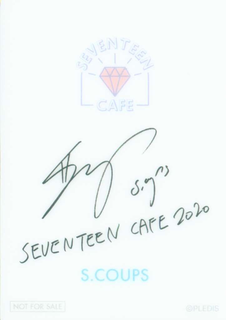 SEVENTEEN 20 years SEVENTEEN CAFE Trading Card Mandarake Online  Shop