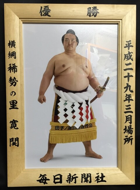 訳あり】 相撲グッズ 稀勢の里優勝額 - jomaze.pt