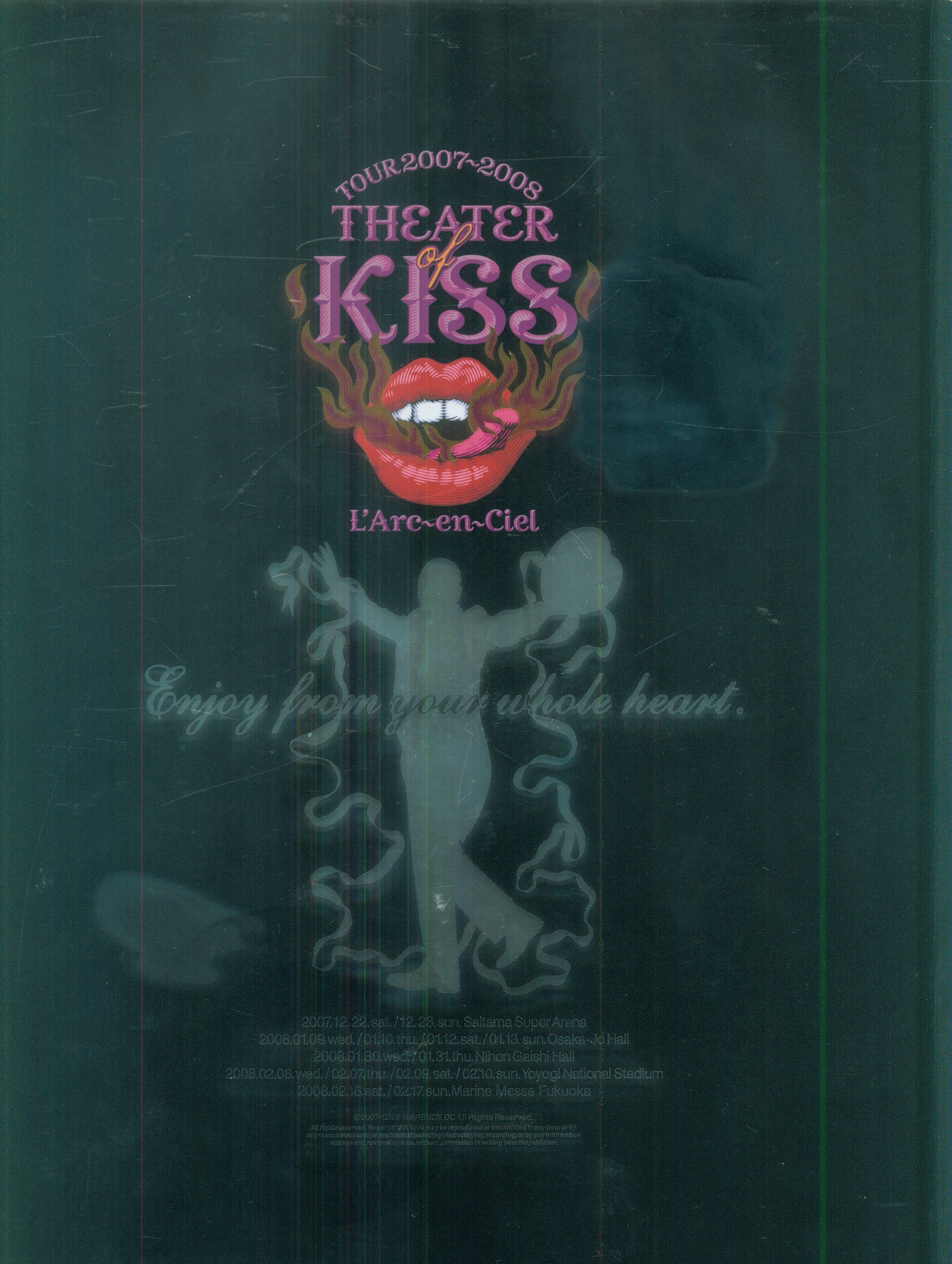 L'Arc~en~Ciel TOUR 2007~2008 THEATER of KISS Pamphlet (Premium 