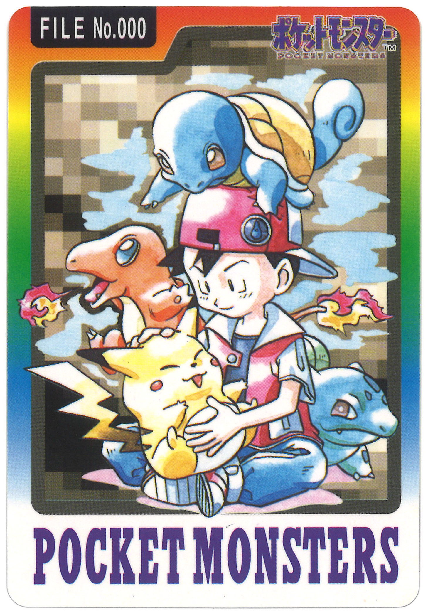 バンダイ ポケモンカードダス/非売品 SPECIAL CARDDASS FILE No000（裏