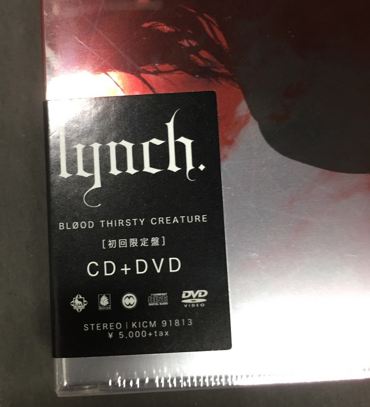 未開封】 lynch. 初回限定盤(CD+DVD) BLOOD THIRSTY CREATURE | ありある | まんだらけ MANDARAKE