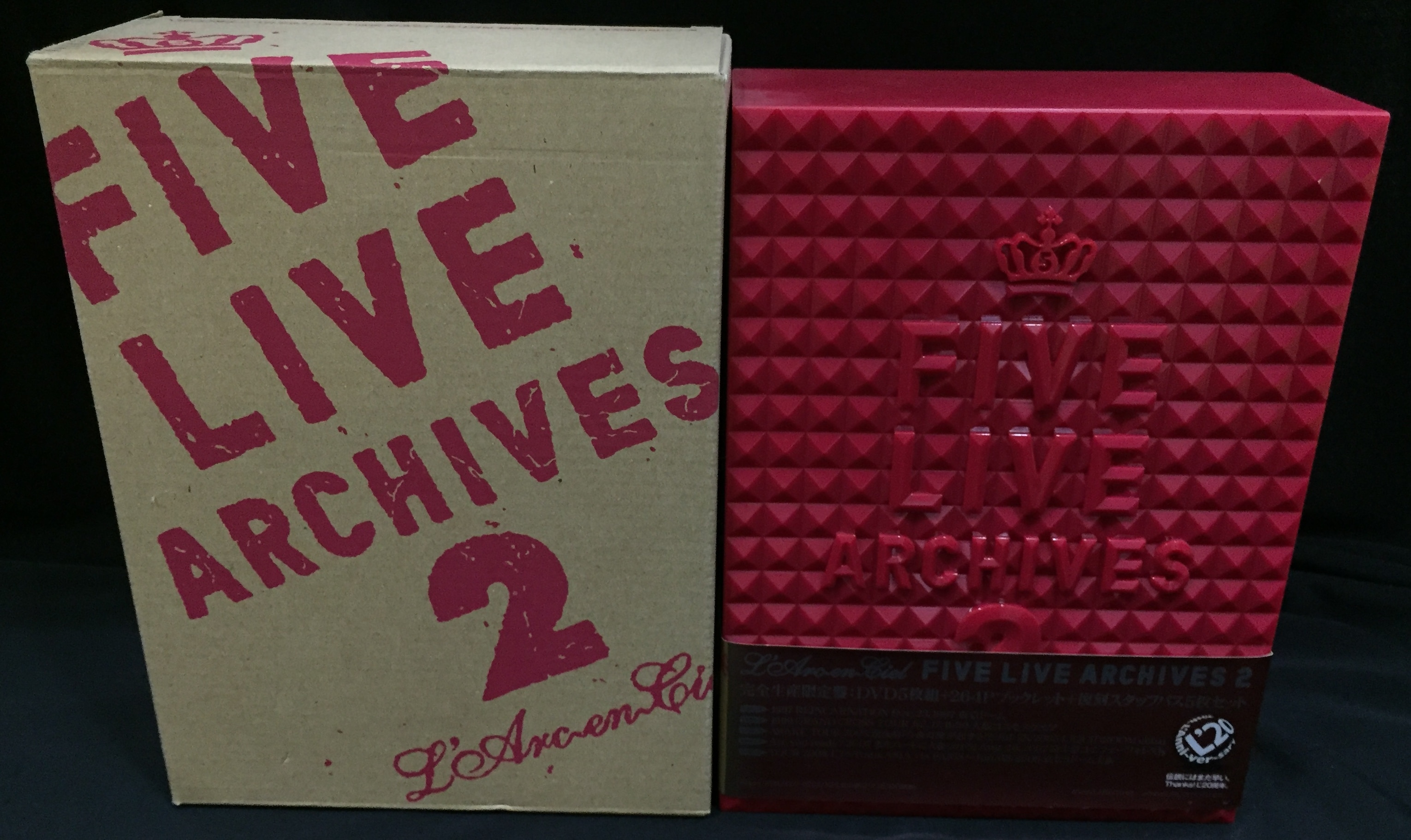 L'Arc～en～Ciel 完全生産限定盤(5DVD) FIVE LIVE ARCHIVES 2 | あり ...