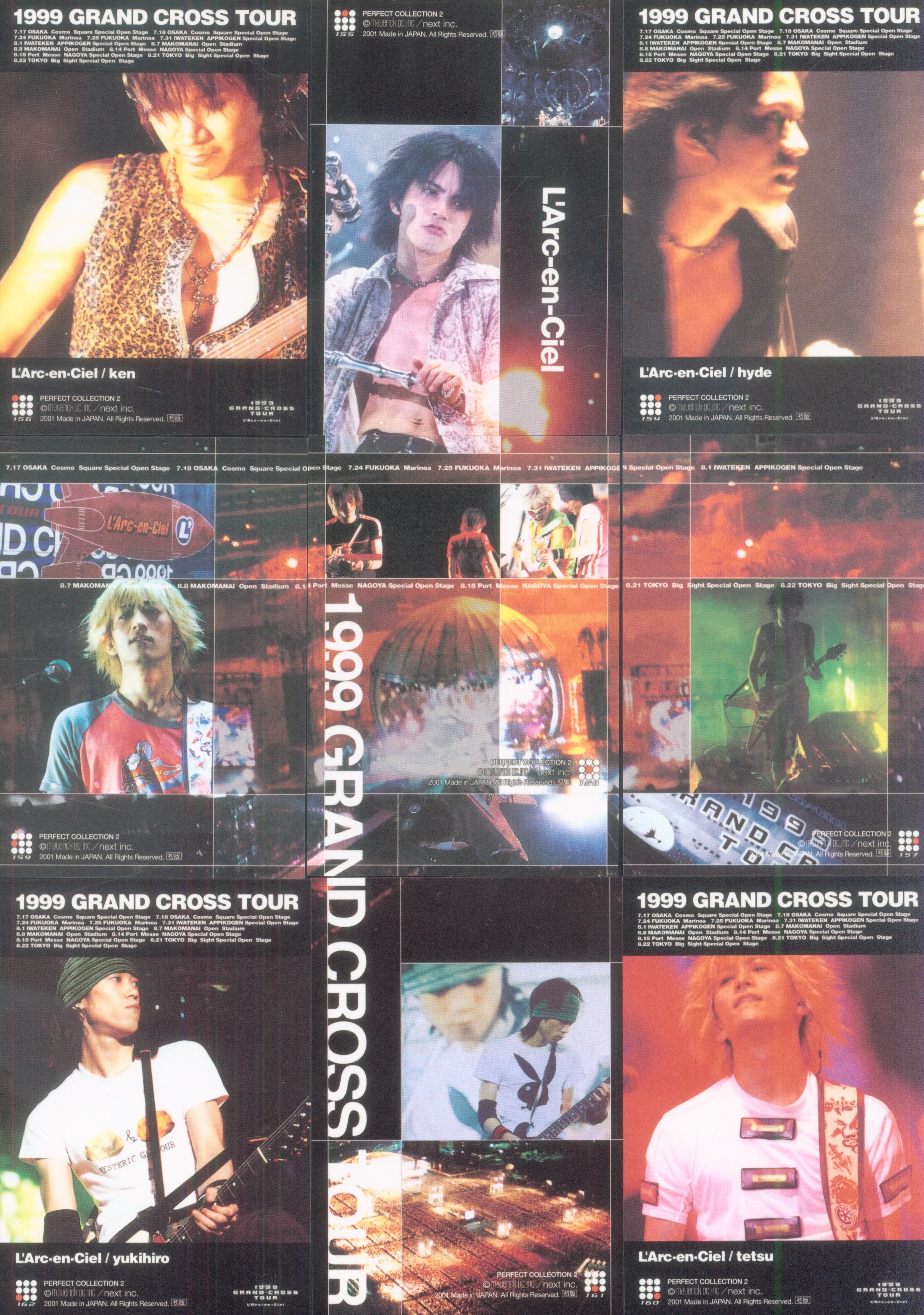 L'Arc-en-Ciel OFFICIAL TRADING CARD PERFECT COLLECTION 2 No