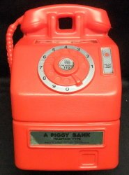 A PIGGY BANK TEREPHON BANK
