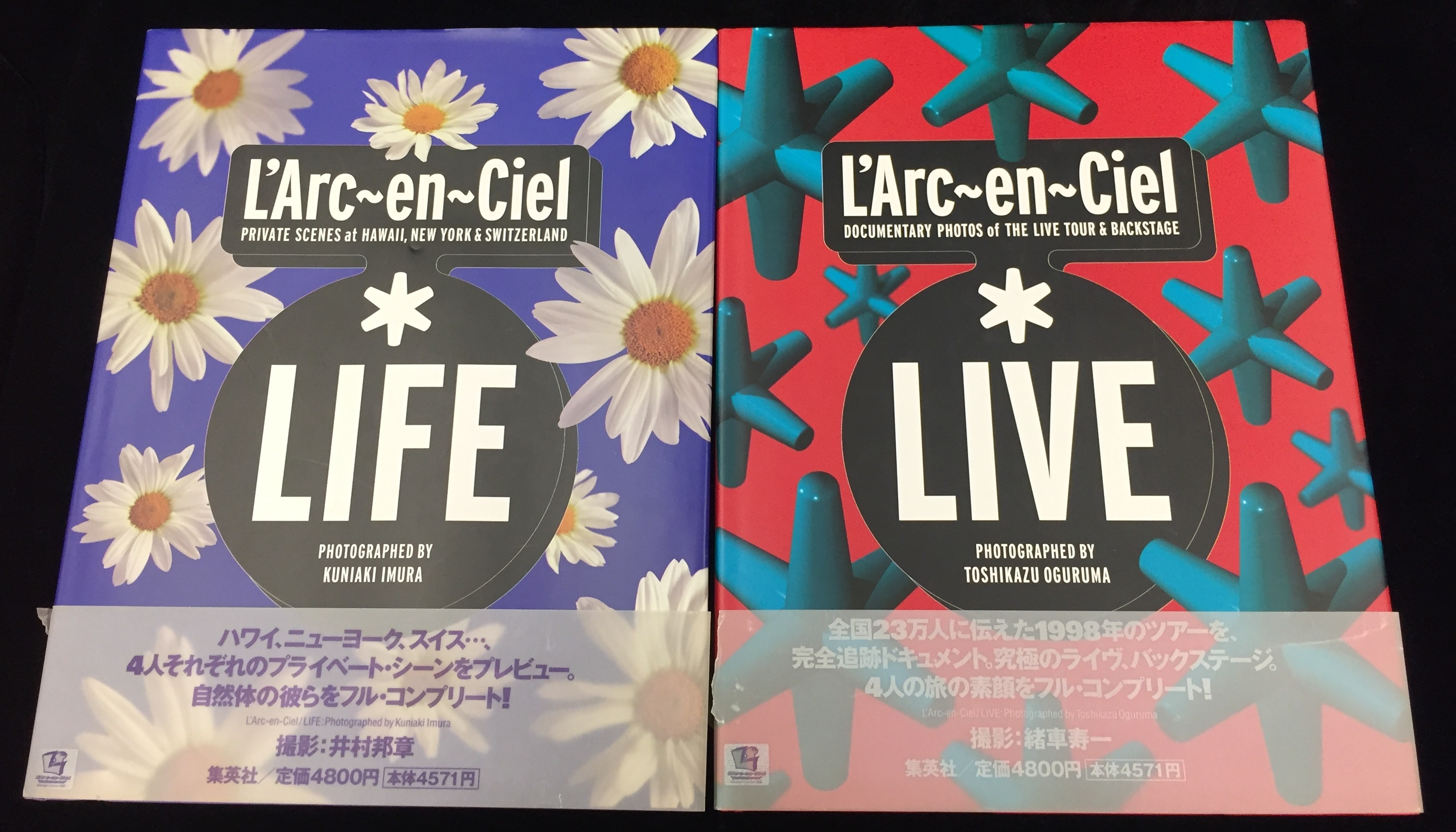 L'Arc-en-Ciel 写真集 『LIVE』 & 『LIFE』 セット | ありある