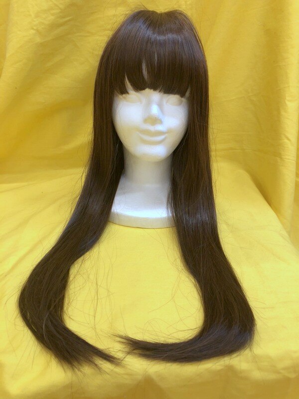 フロムファーイースト 耐熱loves Wig 前髪ぱっつんストレートロング ダークブラウン 3 まんだらけ Mandarake