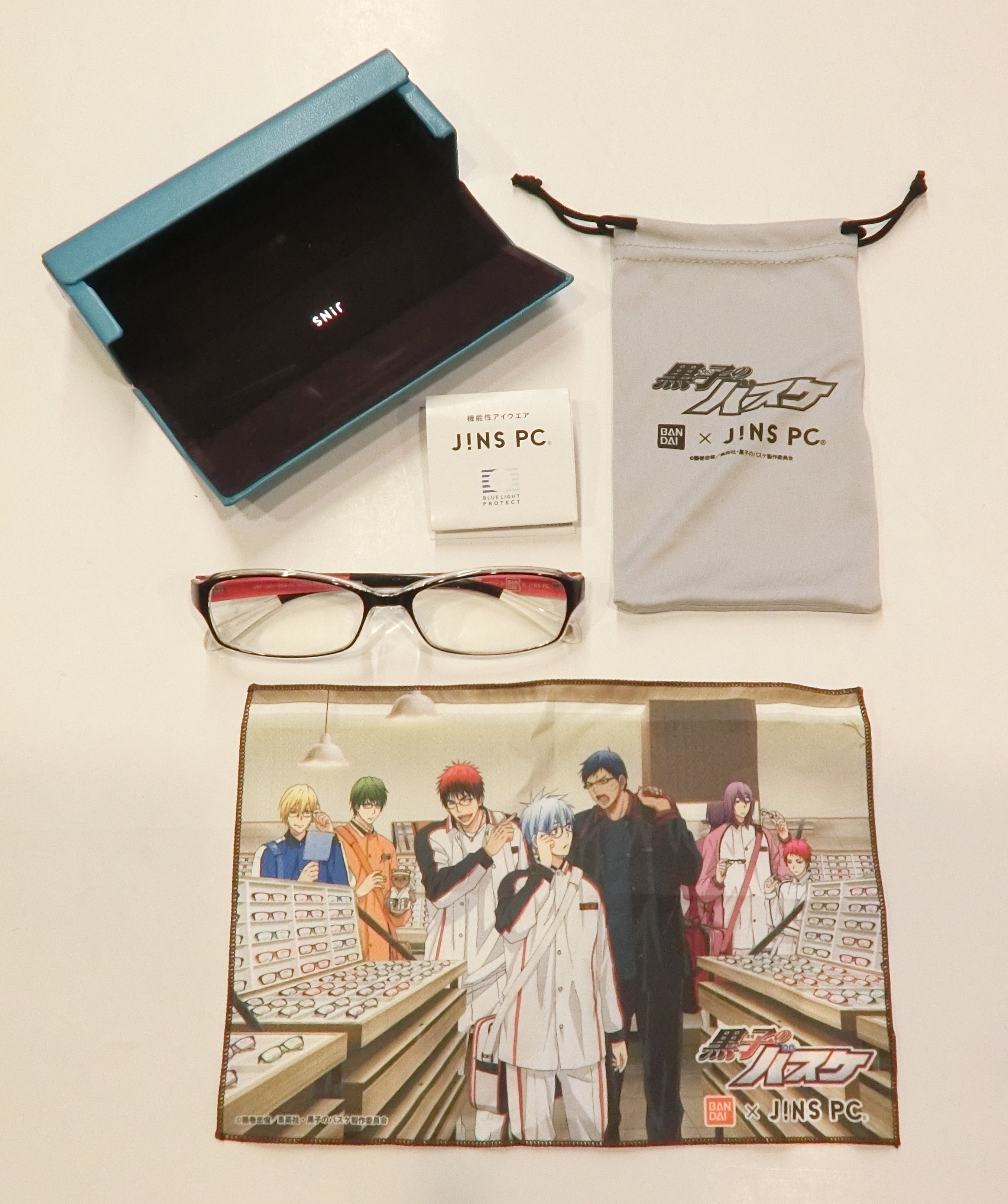 Bandai Gin S Jins Pc Glasses Kuroko S Basketball The Basketball Which Kuroko Plays Jins Pc Makotorin High School Model Red Black White Mandarake Online Shop