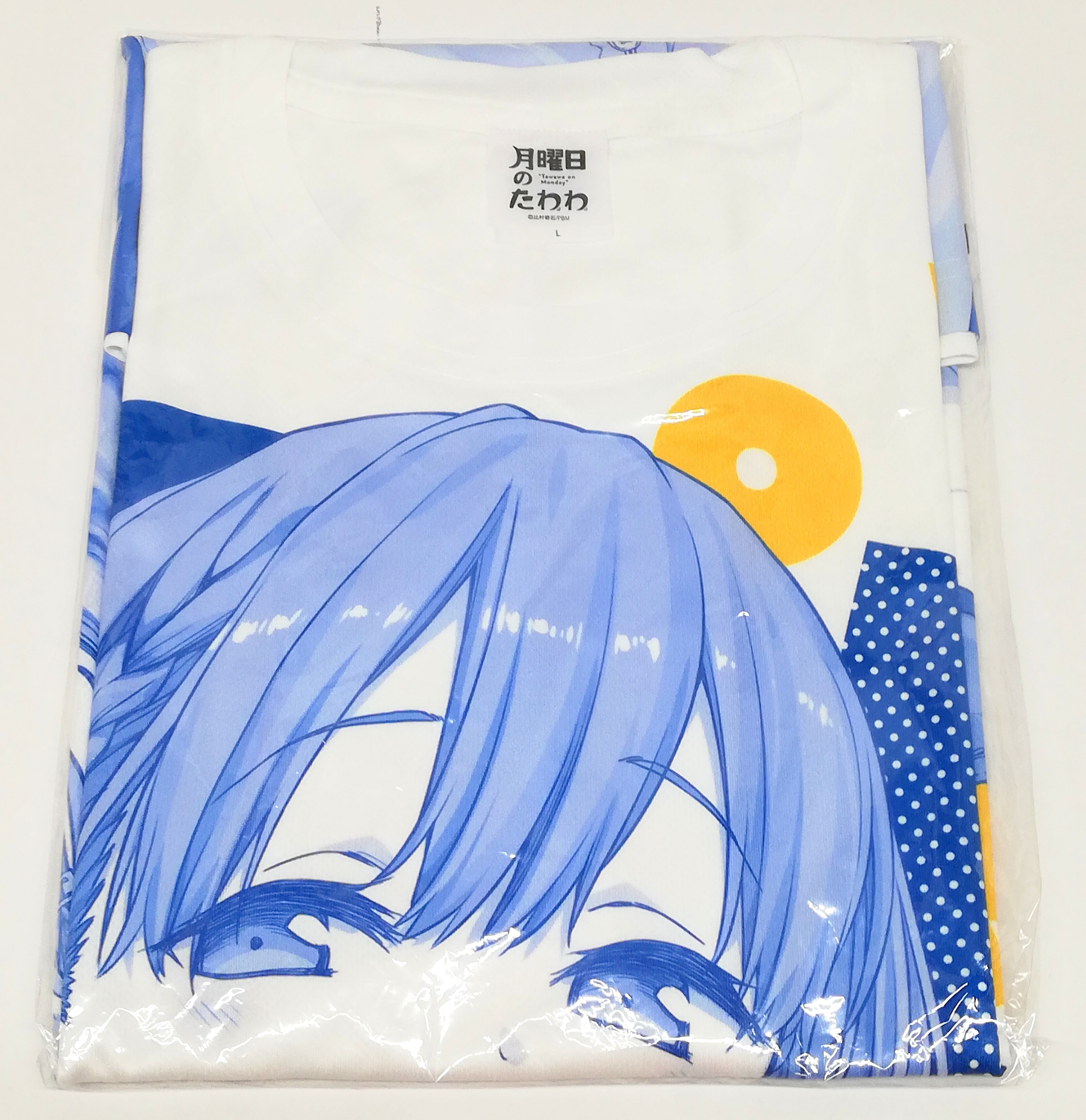 まんだらけ通販 学研プラス 月曜日のたわわ アイちゃん 比村奇石 描き下ろし オリジナルtシャツ Lサイズ うめだ店からの出品