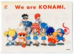 KONAMI 下敷き We　are　KONAMI