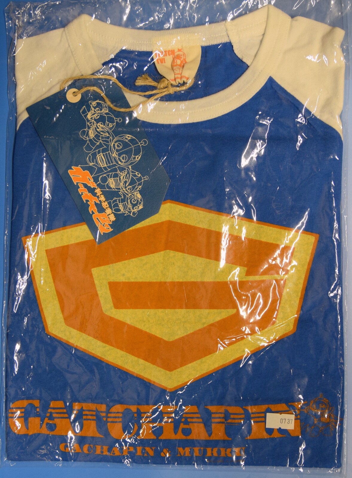 科学忍者隊ガッチャマン ガチャピンコラボ 科学忍者隊ガッチャピン ロゴtシャツ ｓサイズ まんだらけ Mandarake