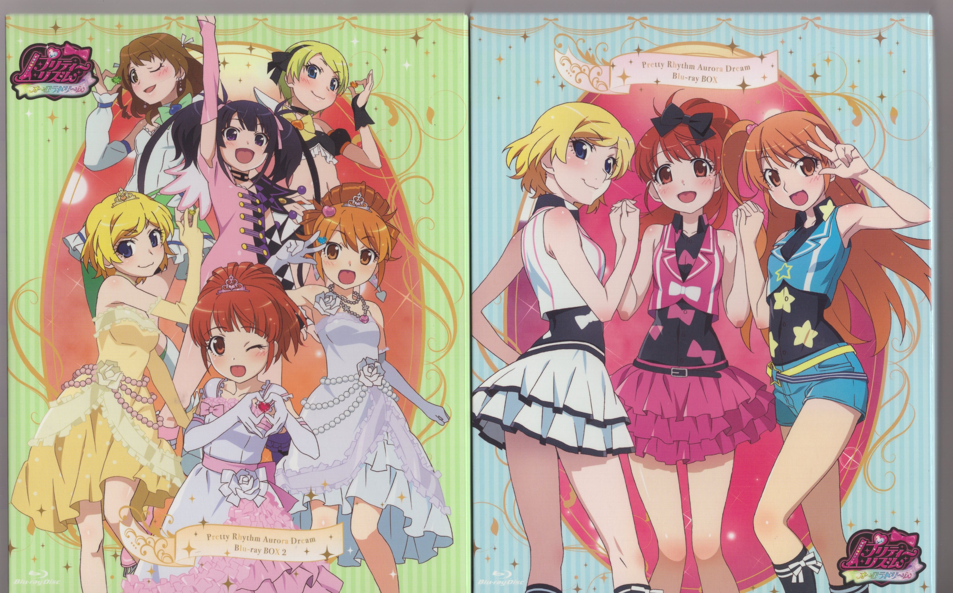 Anime Blu-ray Pretty Rhythm Aurora Dream Blu-ray BOX Complete 2 Volume set  | Mandarake Online Shop