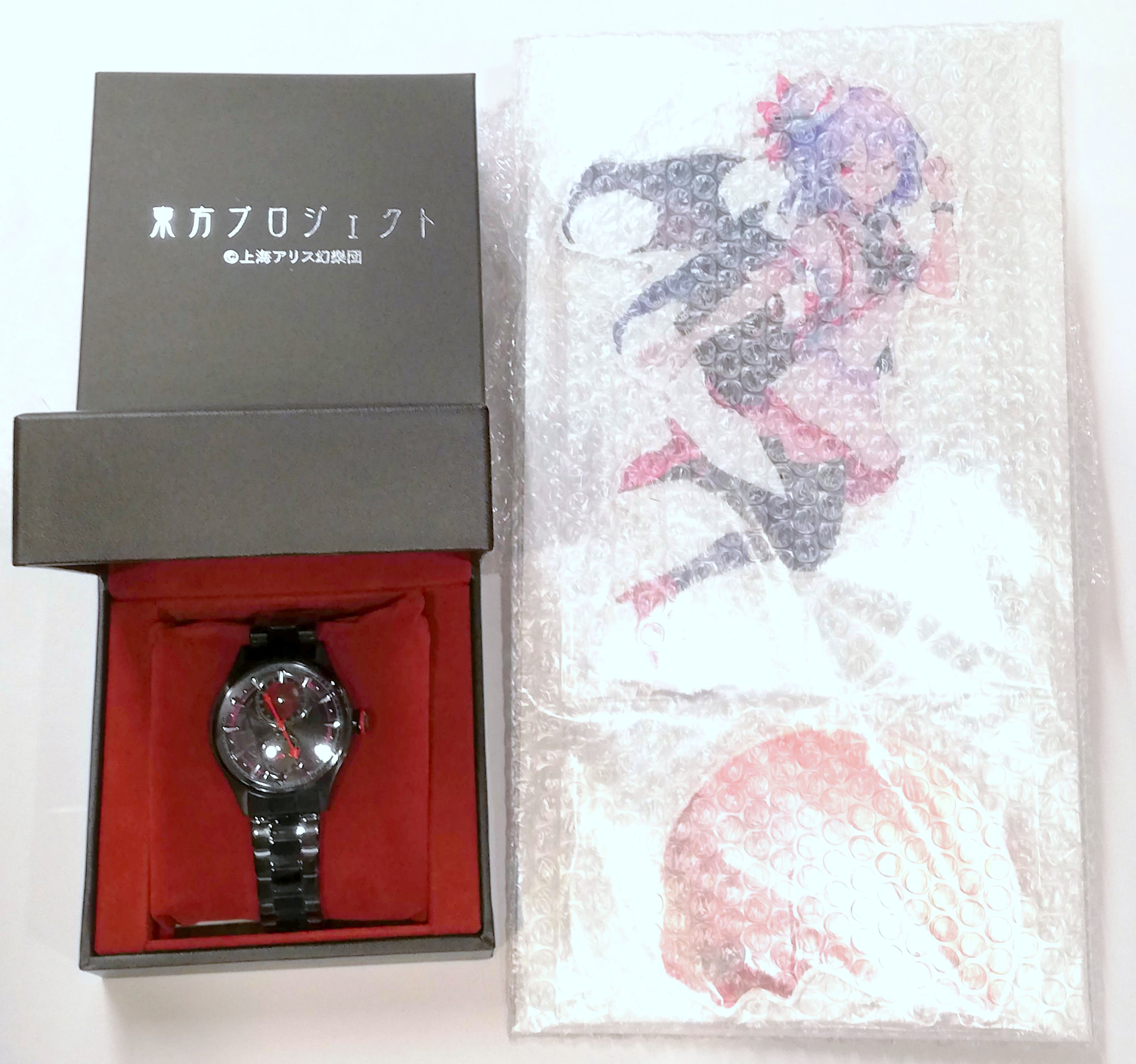 Super Groupies 東方プロジェクト レミリア・スカーレット モデル 腕時計 アクリルスタンド付き メンズF | ありある