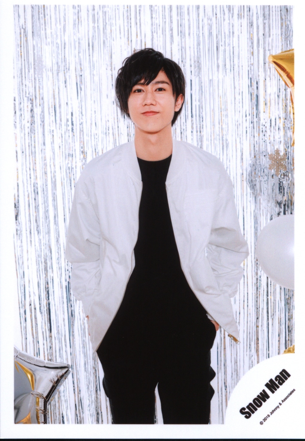 Snow Man 19 years Greeting Photo Christmas Ver Ryohei Abe Official