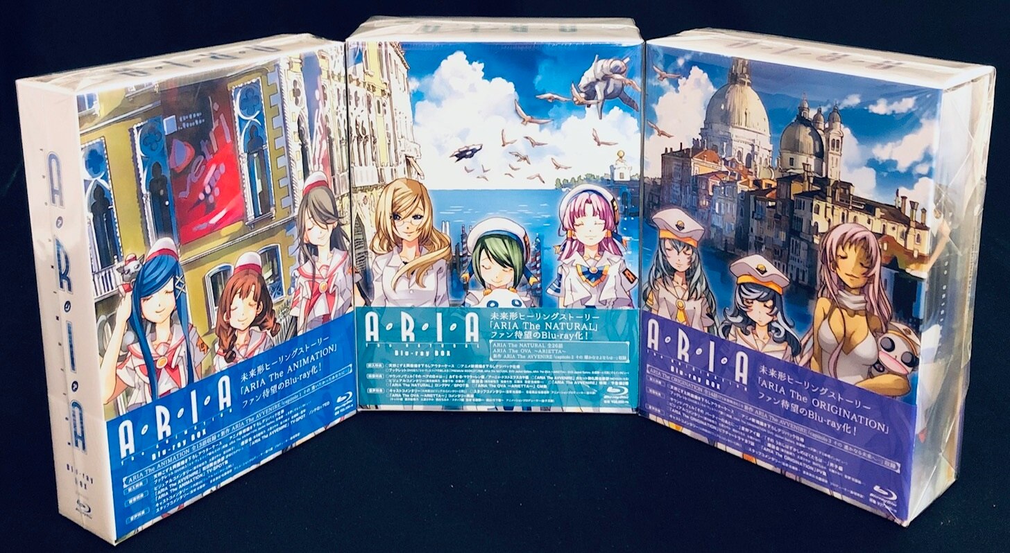 Anime Blu-Ray ARIA series Blu-Ray BOX all 3BOX set | Mandarake