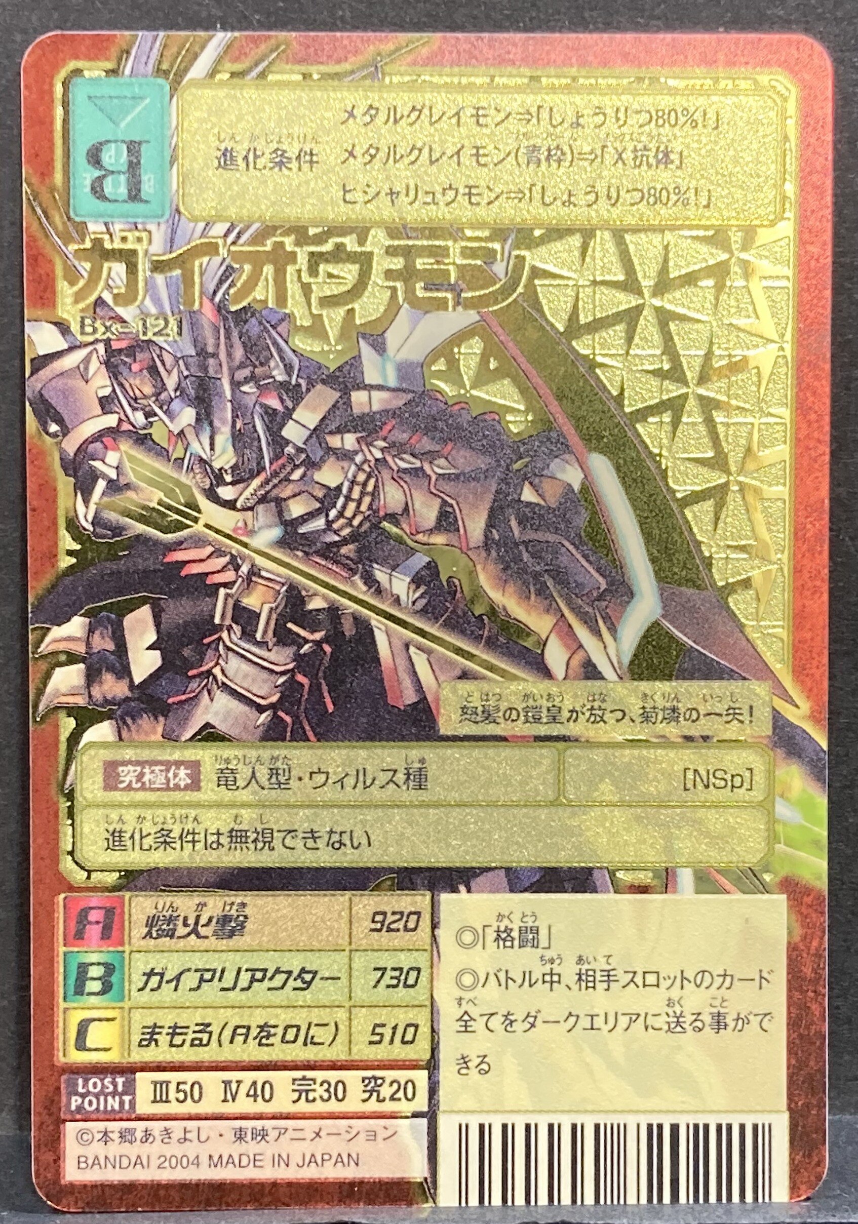デジモンカード ドルゴラモン 赤枠 大会特典カード 旧デジモンカード