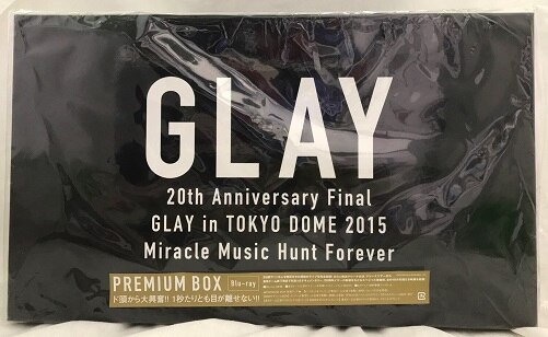 GLAY PREMIUM BOX (Blu-ray) 20th Anniversary Final GLAY in TOKYO DOME 2015  Miracle Music | ありある | まんだらけ MANDARAKE