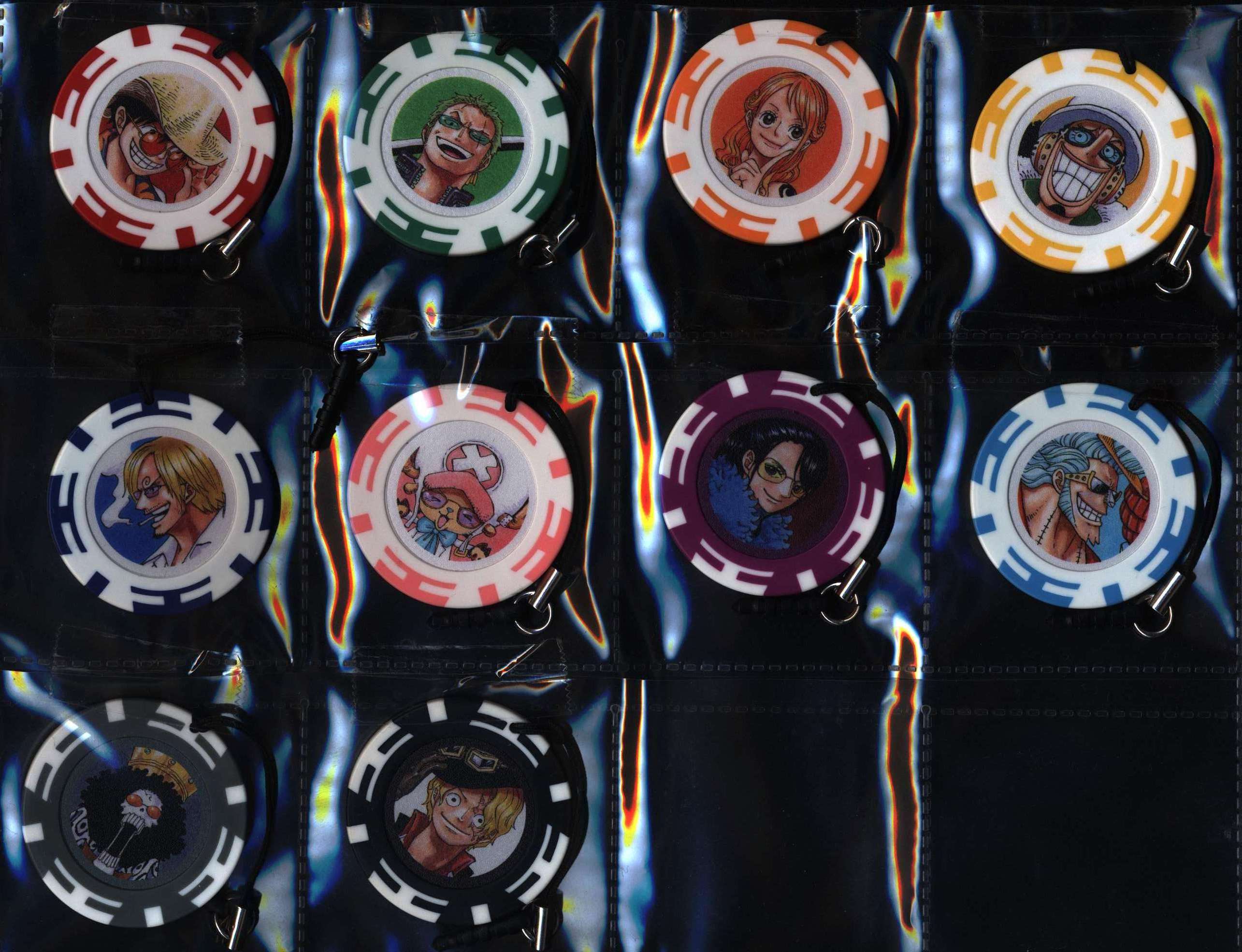One Piece Film Gold 前売特典 描き下ろし特製カジノチップ 全10種コンプセット まんだらけ Mandarake