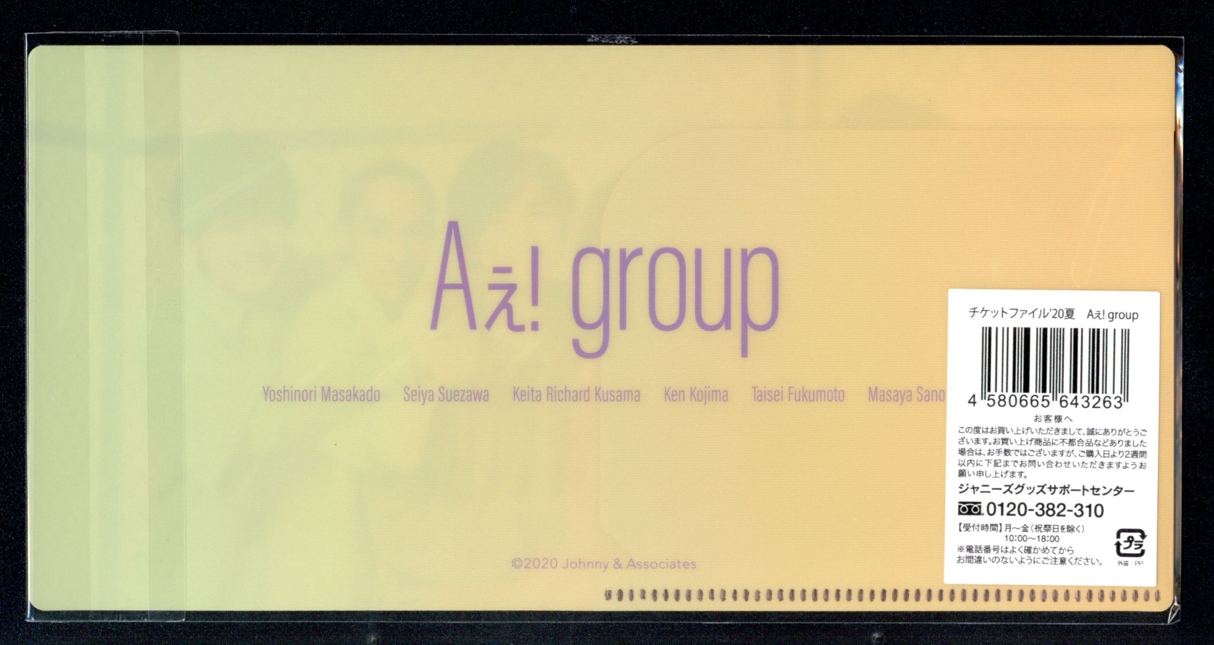 Aぇ!group チケットファイル 