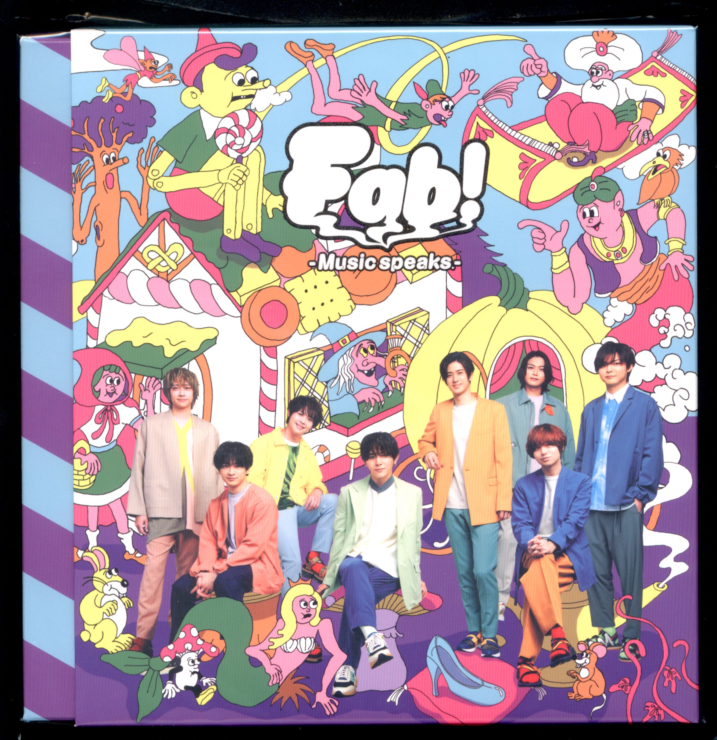 Hey! Say! JUMP Fab! -Music Speaks.- First Edition Limited Ed Disc 1 * CD +  DVD Fab-Ism MV / Making recording