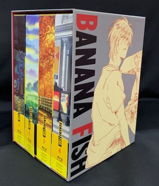 Anime Blu-Ray With Animate Box ) Banana Fish Blu-Ray Disc BOX Limited  Edition Complete 4 Volume Set